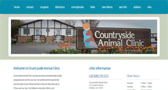 Desktop Screenshot of countrysideanimalclinic.net